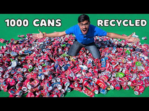 We Recycled 1000 Aluminium Cans | 1000 Can से बना डाली मज़ेदार चीज़ | Surprising Results