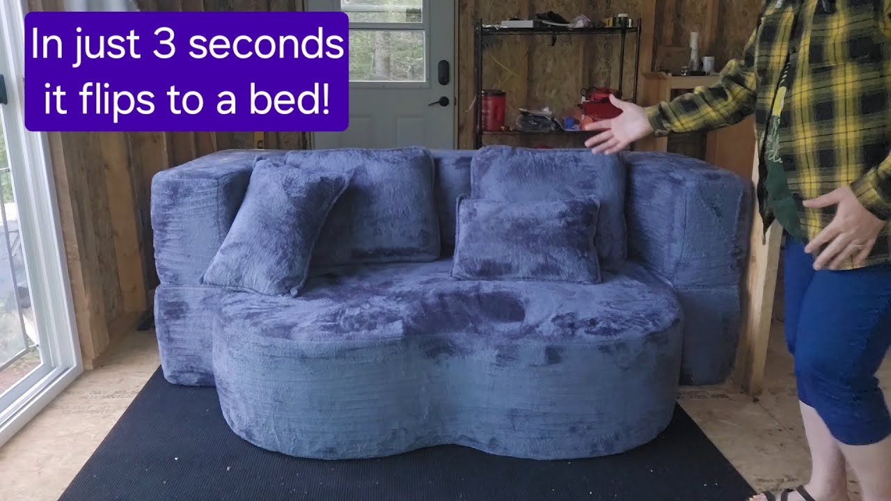 From Couch to Bed in Seconds! | 78” Full Foam Convertible Sofa Bed Demo