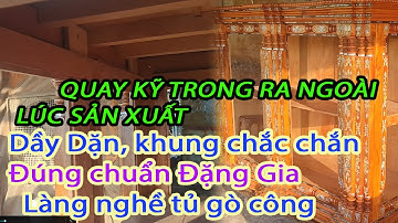 Tủ Thờ Gò Công 19 Trụ Và Tủ Tivi - Đặng Gia Làng Nghề Tủ Thờ Gò Công