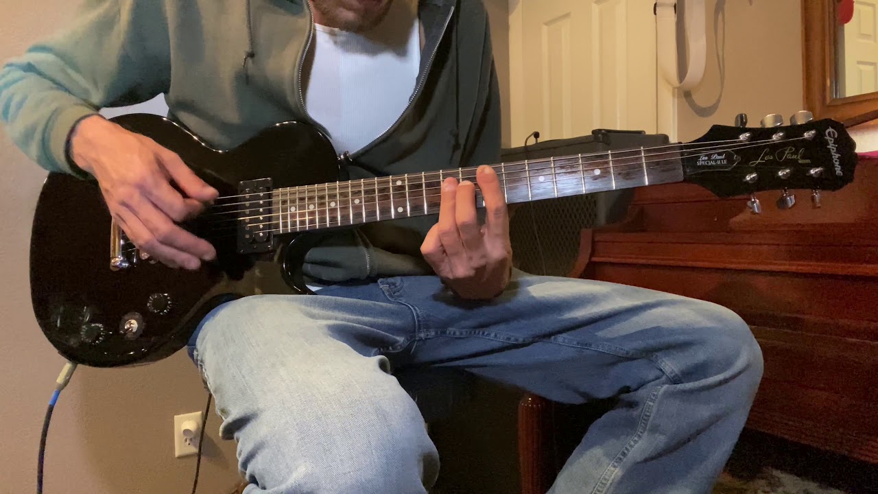 2015 Epiphone Les Paul Special ii LE Ebony - YouTube