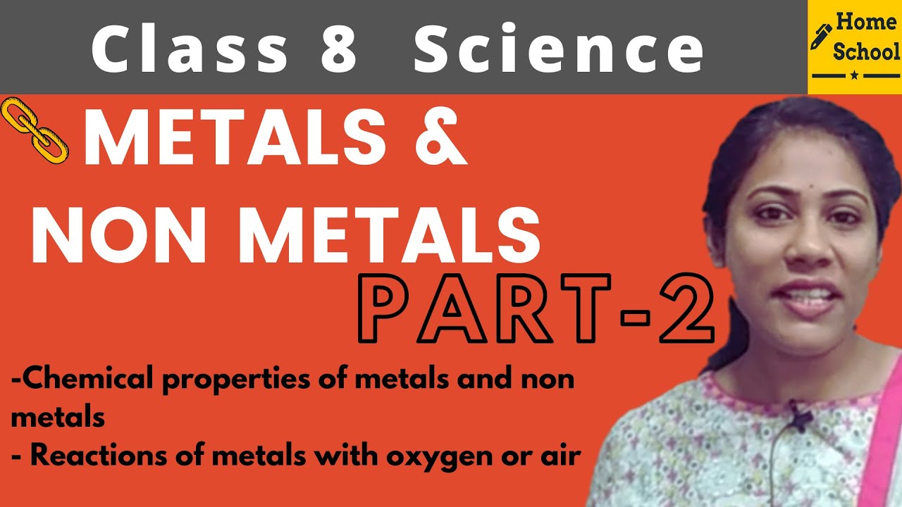 Metals and Non Metals Class 8 Science Chapter 4 Part 2 YouTube