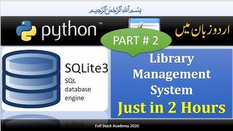 python3 desktop app with sqlite3 | learn how to build library management system in python tkinter 2