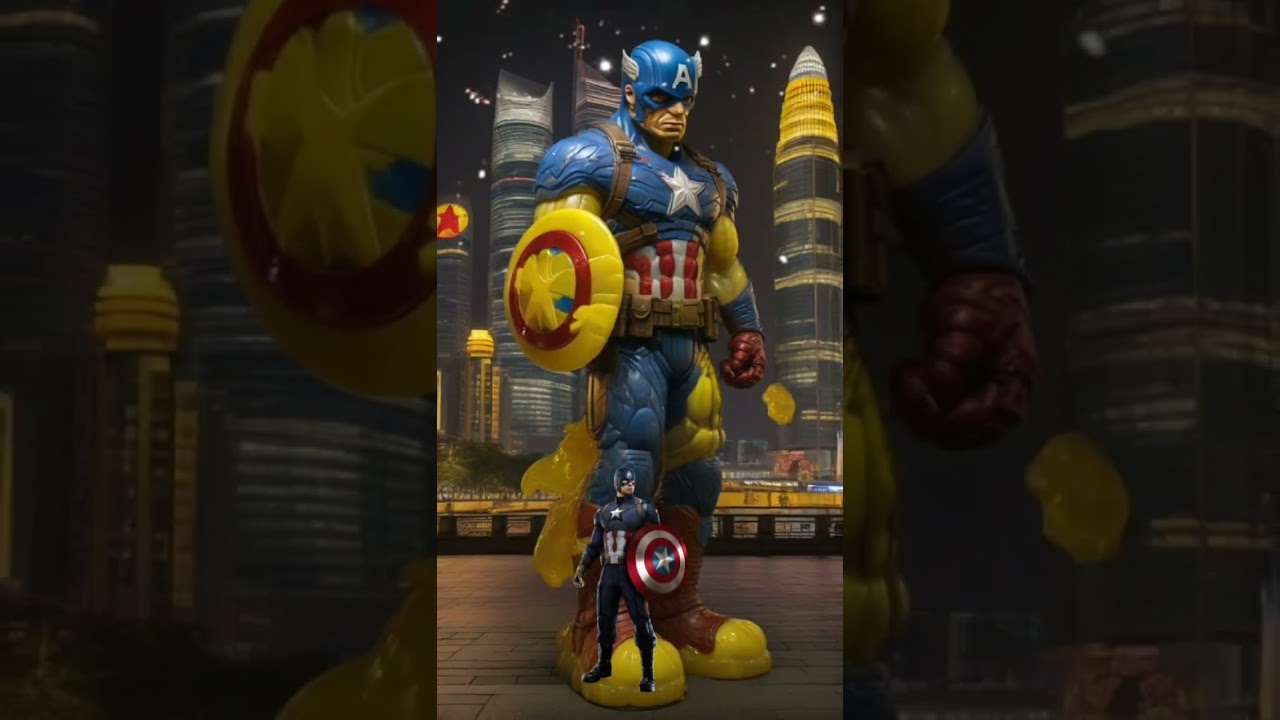 superhero jelly statue 