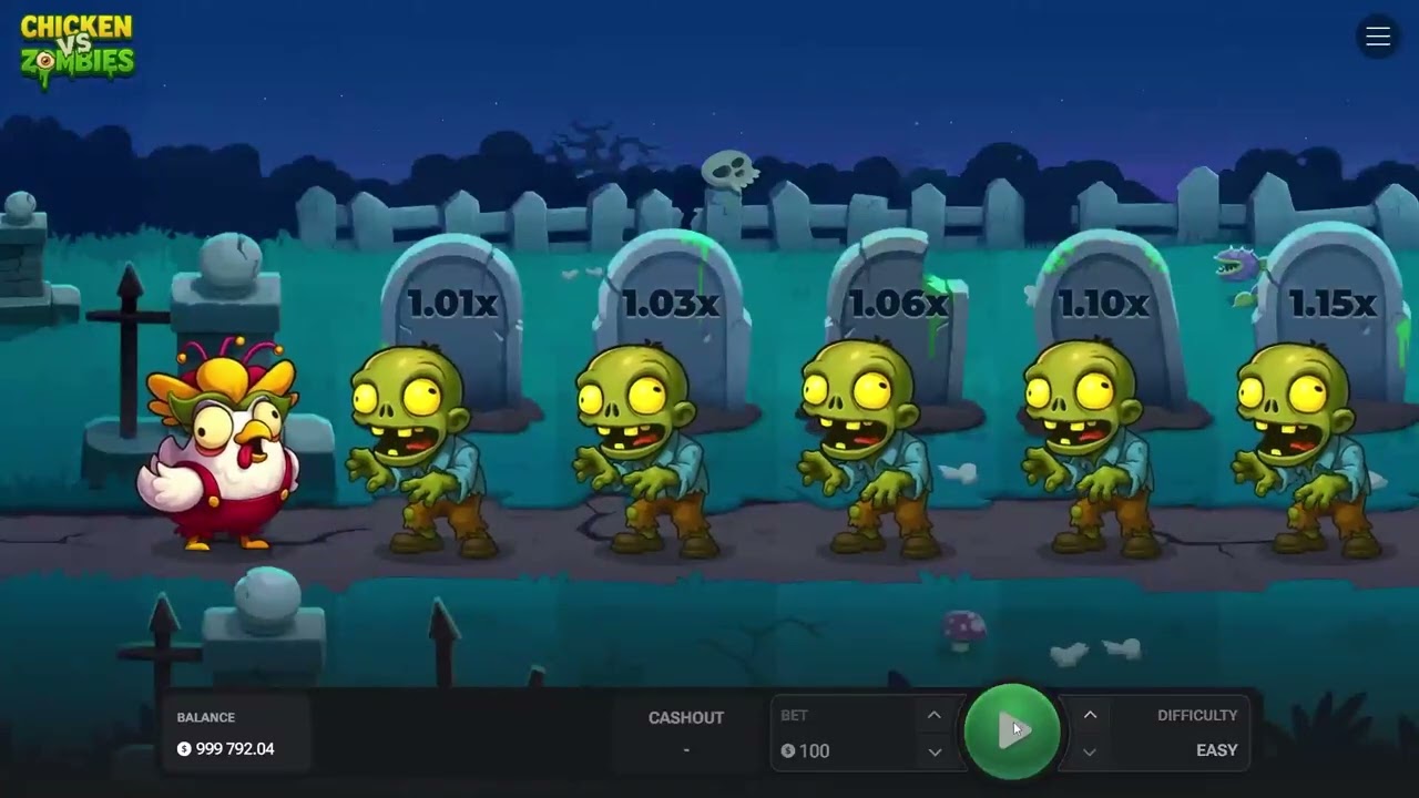 Chicken VS Zombies Casino : Démo et astuces pour gagner au jeu zombie