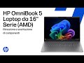 Rimozione e sostituzione delle parti | HP OmniBook 5 serie di PC portatili da 16 pollici (AMD)