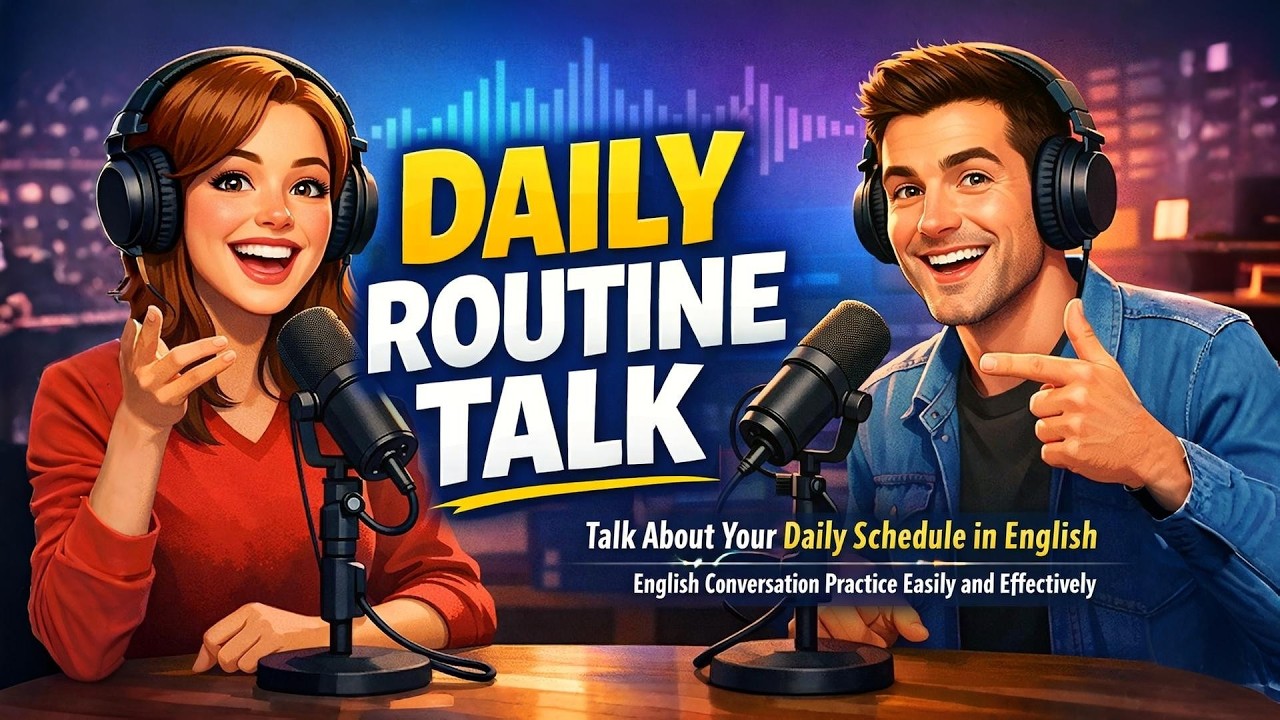 Talk About Your Daily Schedule in English | Easy & Effective English Conversation Practice
