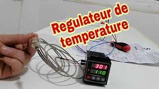 Regulateur de #temperature industriel ⚡PT 100  منظم درجة الحرارة