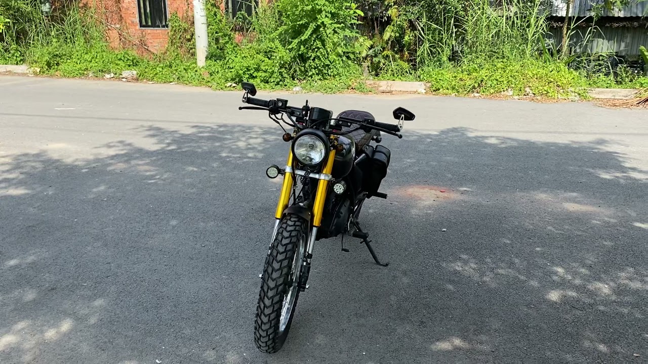 Xe suzuki gn125 độ cafe racer cực chất