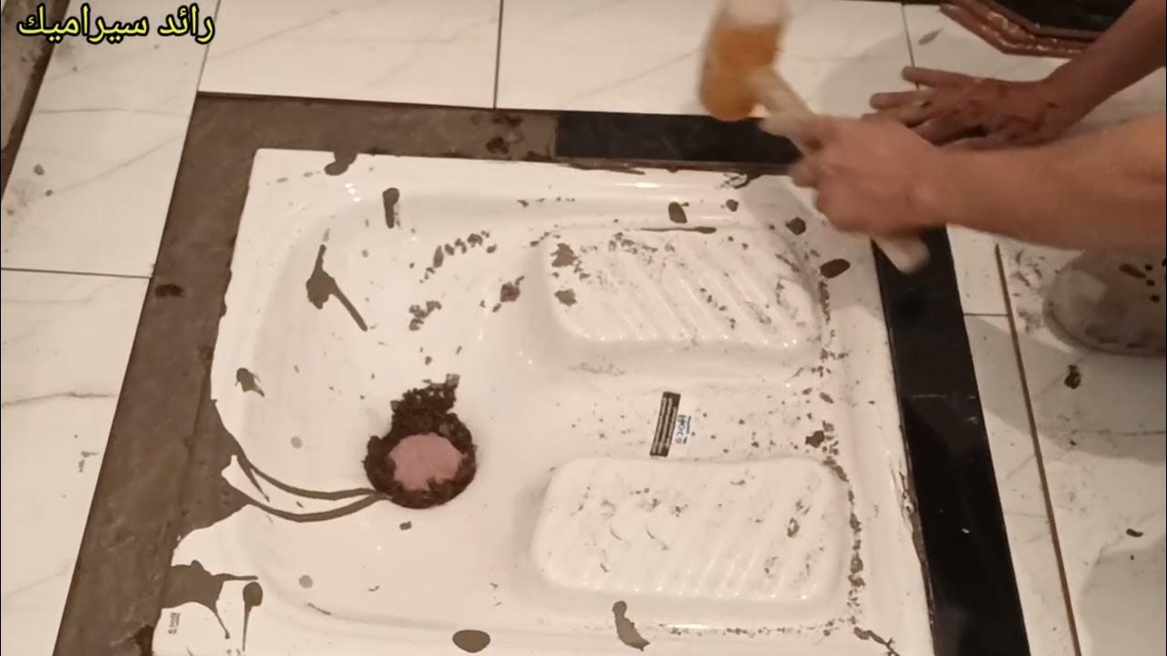 Step by step bathroom floor tiles installation YouTube