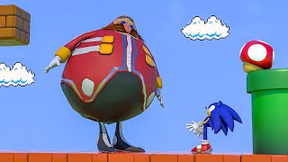 Fat Eggman Super Sized in Super Mario Bros [RTX ON] 🍔