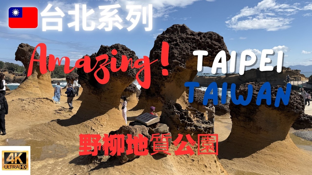 【🇹🇼台北野柳地質公園】3of4 of videos documenting recent trip #yehliugeopark #taipeitaiwan