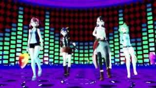 [MMD - ARC-V] Sweet Devil remix - Yuzu, Serena, Ruri, and Rin