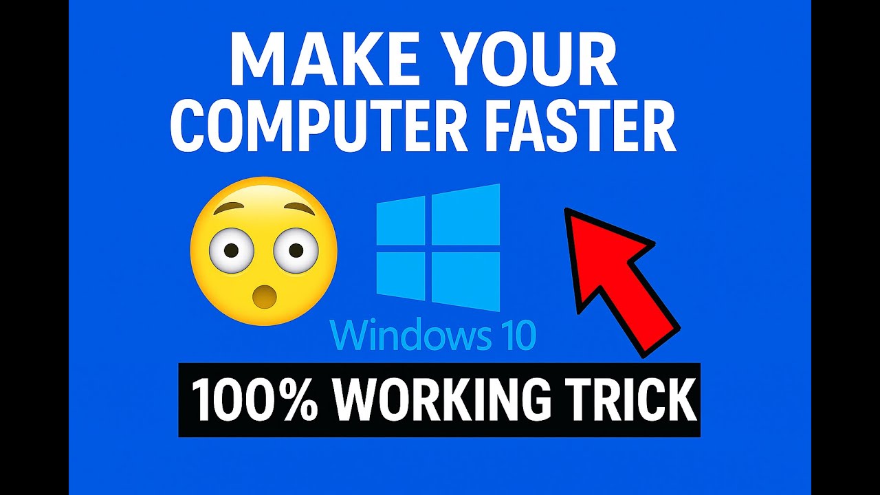 How to Make Your Computer Faster in Windows 10 | 100% Working Trick (No ...