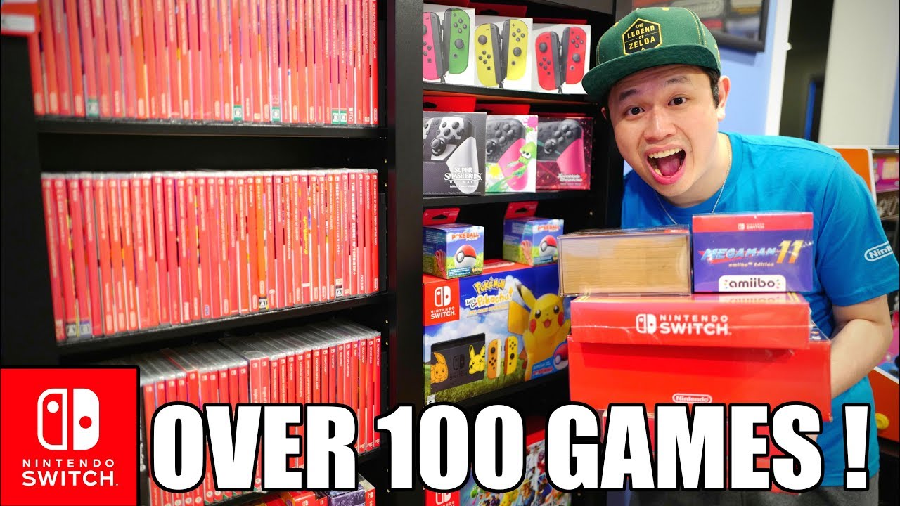 OVER 100 Nintendo Switch GAMES!