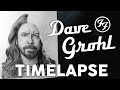 Pencil portrait of dave grohl  timelapse  christelle bilodeau portrait artist