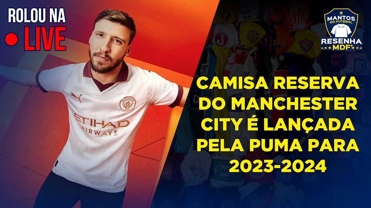 Nova camisa reserva do Manchester City 2023-2024 PUMA » MDF