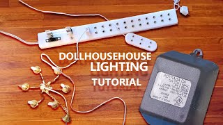 Dollhouse House Lighting Tutorial Using Round Wire & Extensions