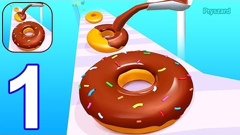 Donut 🍩 stack | Donut maker game | walkthrough part -1 #trending #viralvideo #donutstack