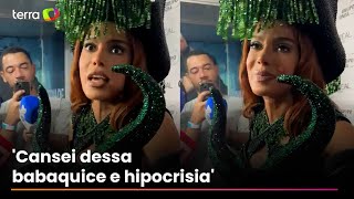 Anitta rebate fãs que reclamam das participações especiais em shows pré-carnaval: 'Cansei'