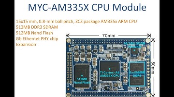 MYD-AM335x Development Board based on TI AM335x processor