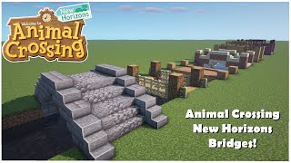 How to Build Bridges from Animal Crossing New Horizons in Minecraft!