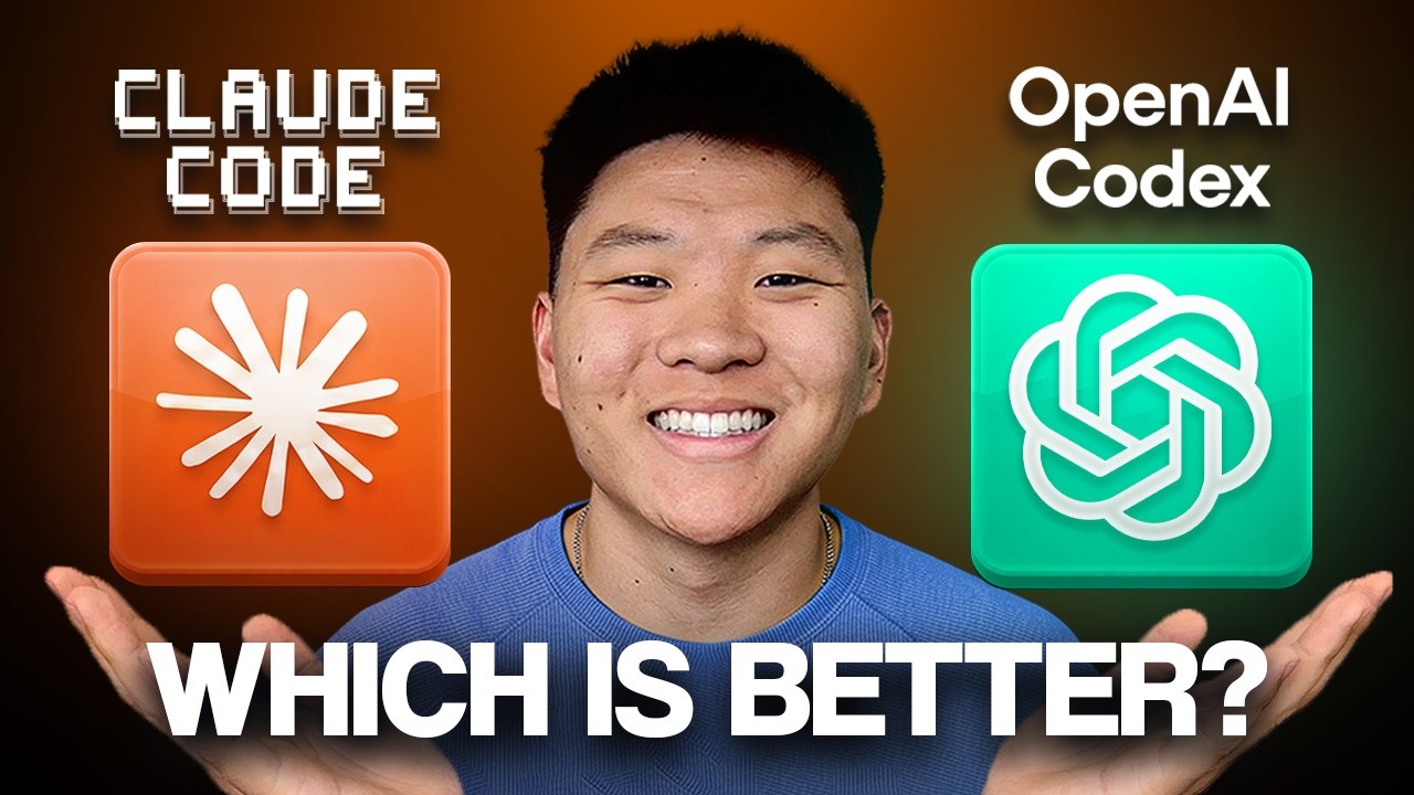 Claude Code vs ChatGPT Codex comparison thumbnail