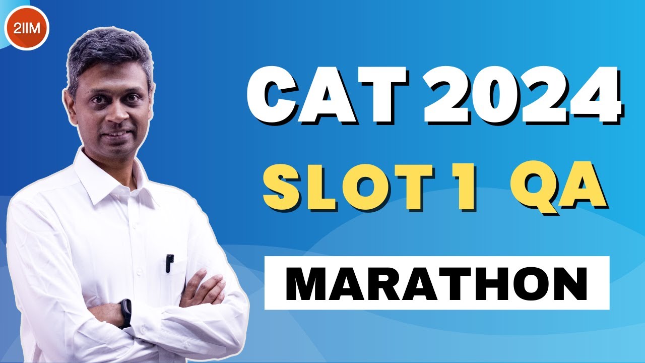 CAT 2024 Slot 1 Quant Marathon | CAT Previous Year Questions | 2IIM CAT ...