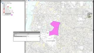 Measure a Area using the Trace Option using Cadcorp SIS 7.1