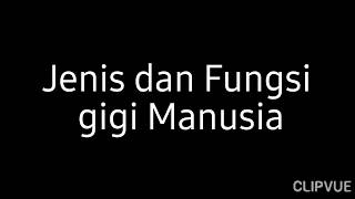 Jenis dan Fungsi gigi Manusia | Sains Tahun 3 #kelasonlinecikgunurul #cikgooTUBE