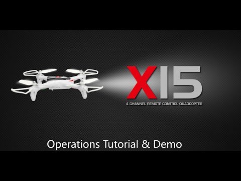 SYMA X15 Operation Tutorial