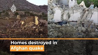 Video shows destruction caused by earthquake in Afghanistan