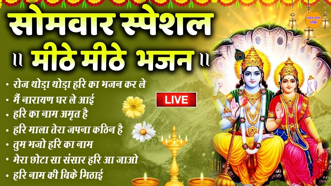 🔴LIVE  विष्णु भजन  : सबसे मिठे विष्णु जी के भजन | Hari Bhakti Bhajan | LIVE VISHNU BHAKTI BHAJAN