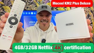 Mecool KM2 Plus Deluxe | أقوى بوكس لسنة 2024 مع شهادة نتفليكس ومدعومة من جوجل