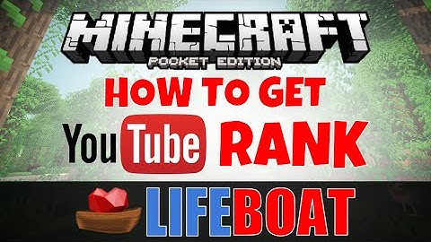 How to get YouTube Rank on LBSG (LifeBoat Survival Games) - Minecraft PE (Pocket Edition)