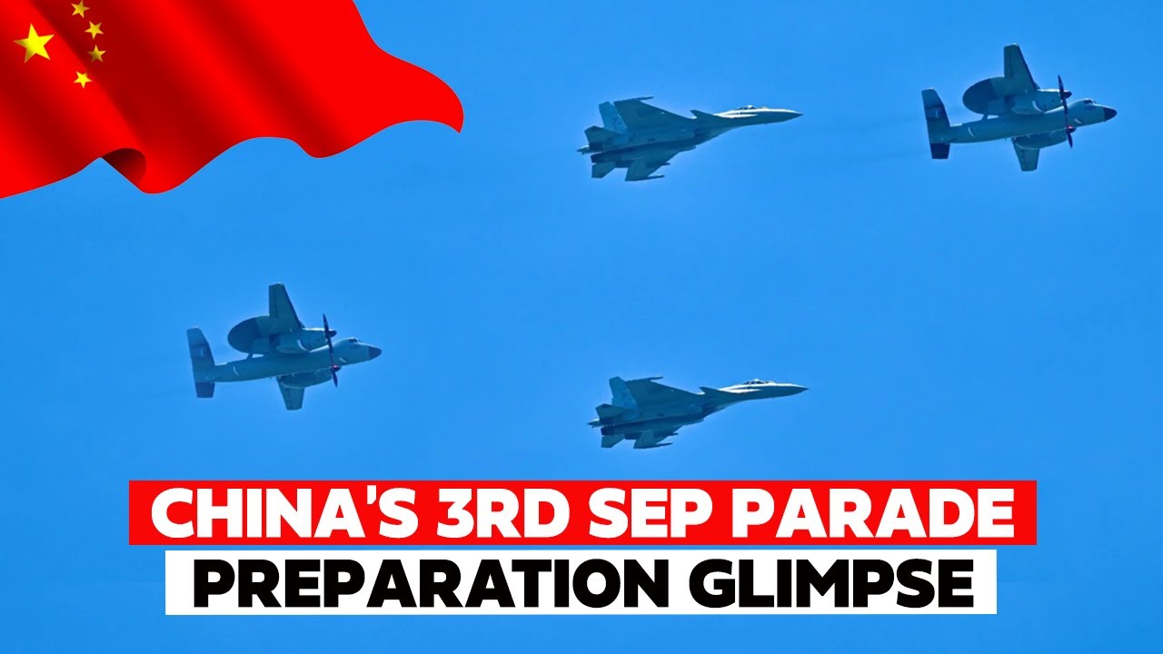 China’s Military Preparation Glimpse for 3rd September Power Parade 2025