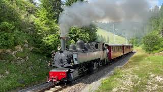 [ FR / DE ] Train à vapeur des Franches - Montagnes , La Traction