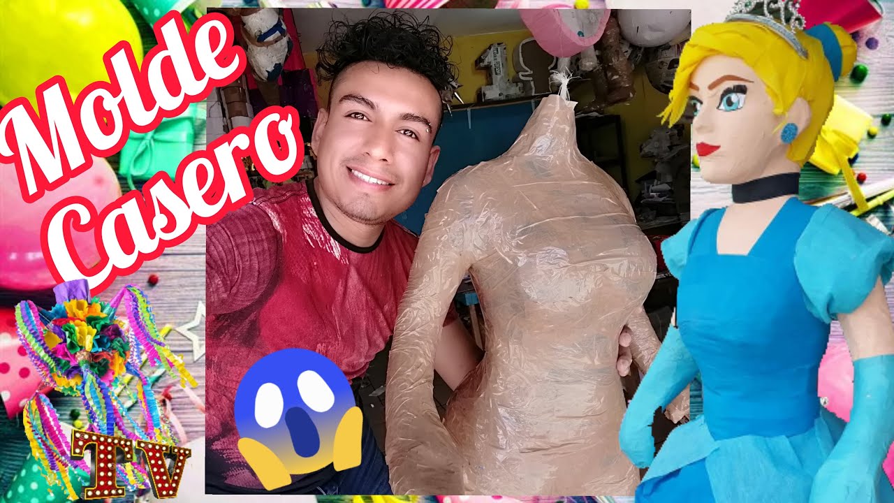 MOLDE CASERO De  PRINCESAS‼️🎉😱 PASO A PASO😱🎉😱❣️