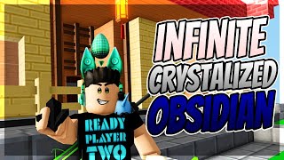 HOW TO GET INFINITE CRYSTALIZED OBSIDIAN in Roblox Islands