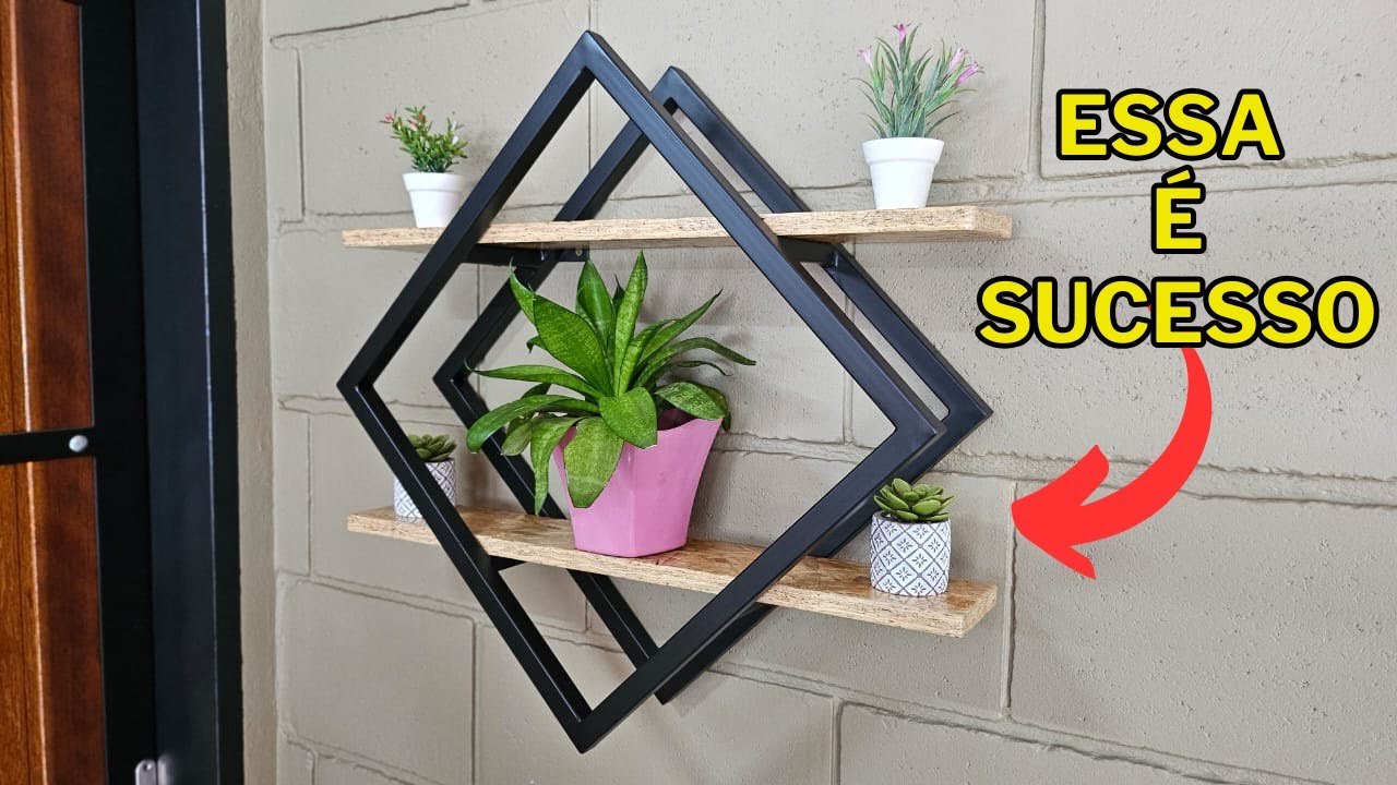 Curso de Fabricação de Móveis Industriais l Aula 04 - Fabricando uma Pratileira Diamante