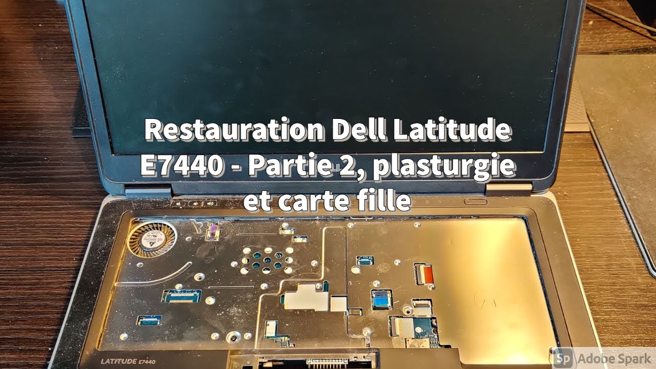 Carte Mère + Processeur + Plasturgie Complète Pour Dell Latitude - Pièces D'occasion Fonctionnelles