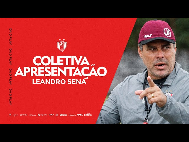 Coletiva de apresentação - Técnico Leandro Sena