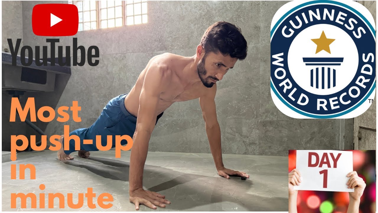 MOST PUSH-UP IN ONE MINUTE I WILL TRY THE BREAK GUINNESS # ...