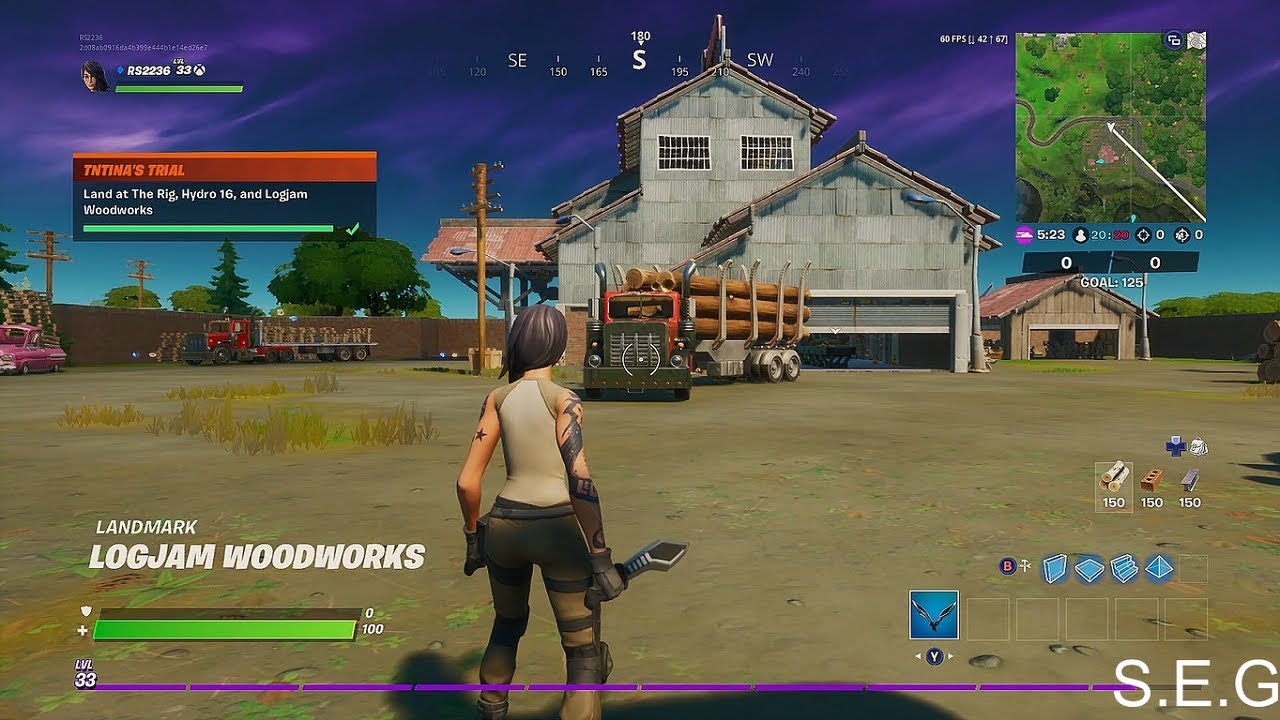 LAND AT THE RIG, HYDRO 16, AND LOGJAM WOODWORKS