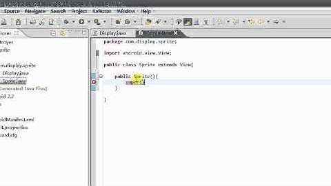 Display Sprite in Android