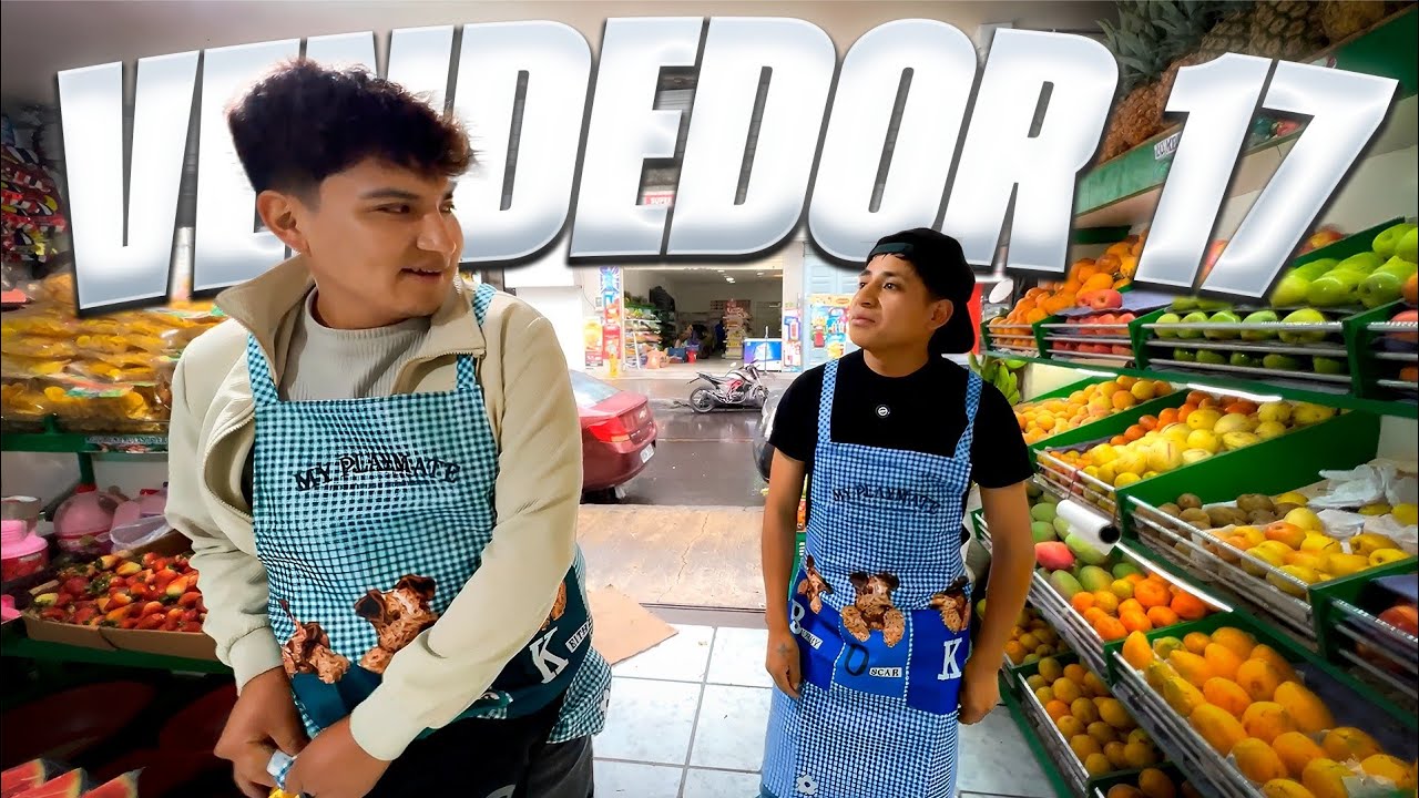 UN DÍA SIENDO VENDEDOR DE FRUTAS CON PACO 17😂 | GRANJASON