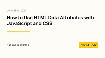 How to Use HTML Data Attributes with JavaScript and CSS