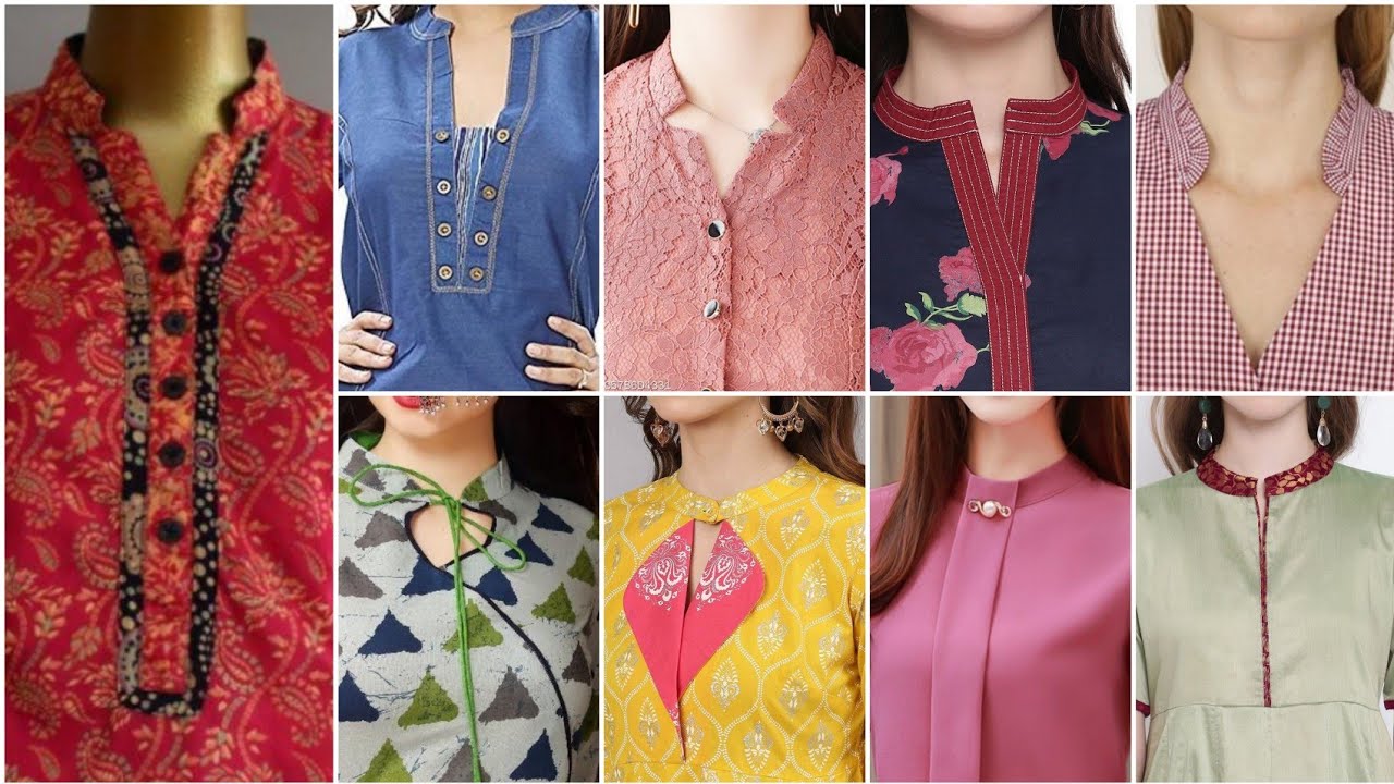 How to stitch salwar kameez neckline