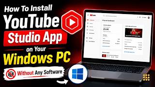 How To Install YouTube Studio App on Your Windows PC Without Any Software screenshot 4