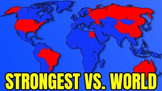 What If The Strongest Countries From Every Continent Went To War With The World?