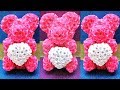 МИШКА ИЗ РОЗ!!! РОЗЫ И ОСНОВА своими РУКАМИ!!! ХИТ. How to Make a Rose Teddy Bear